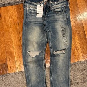 American Eagle Distressed Blue Jeans
